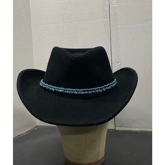 Renegade Black Wool Cowboy Hat - Size S